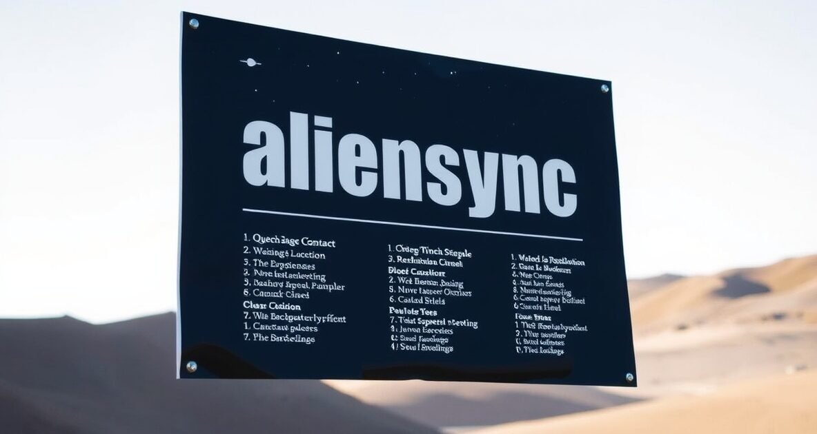 aliensync contact info